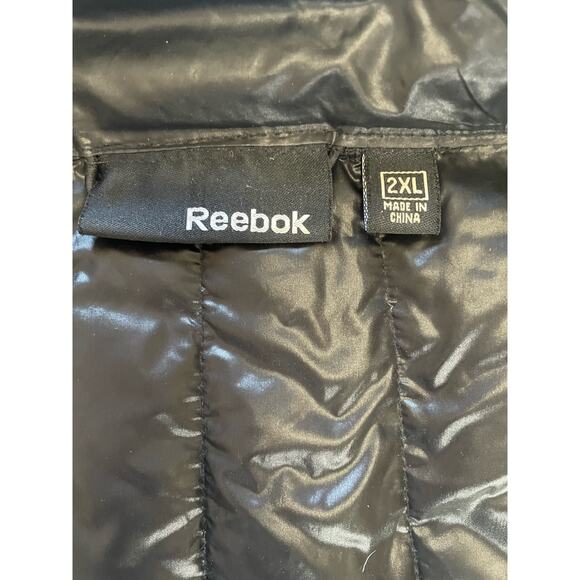 Reebok Puffy Down Coat, Packable, Black, Exc Cond, Warm, Trendy, 2XL - Picture 6 of 7